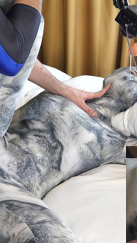 Nora Fox Wolf Zentai inneslutningsmaskin