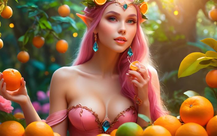 AI Girls: Слайд-шоу красивих дівчат ельфа 22
