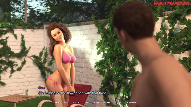 Naughty gameplays: Mamă sexy în bikini țâțoasă seduce un pervers excitat - My Bimbo Dream 05