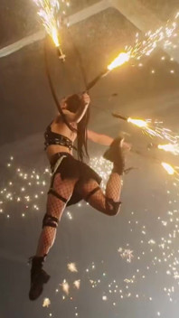 Fire Perfomance by Cara Croft