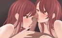 Velvixian_2D: Oosaki बहनों की तीन लोगों वाली चुदाई लंड चुसाई