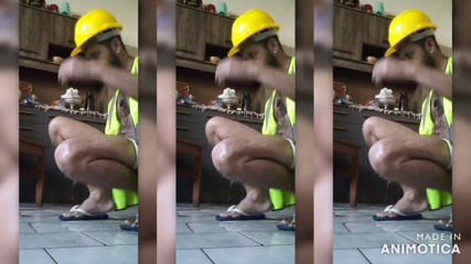 Stink HairyMale: Piss pleasure solo