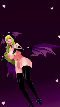 Morrigan Aensland Dans nud și sex Hentai Darkstalkers Mmd 3D Blonde Hair Color Edit Smixix