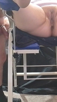 Großer schwarzer dildo leckt mich weit offen