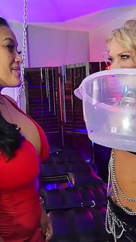 Asian MILF Maxine X Squirts In A Bucket!