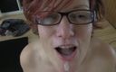 Popp Sylvie: Deepthroat with cumshot for Popp Sylvie