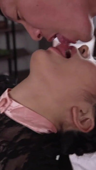Drool-dripping French Kissing and Edging Ejaculation Control