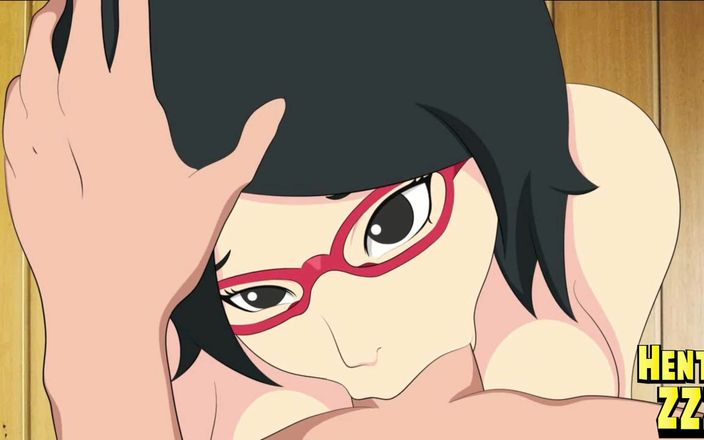 Hentai ZZZ: Hentai Sarada Uchiha avsugning Boruto: Naruto nästa generationer