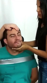 Spitting Step-sisters Loves Hand Over Mouth Domination