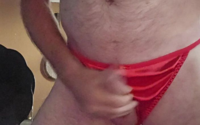 Fantasies in Lingerie: Ich genieße ein bisschen spielzeit in meinem roten höschen