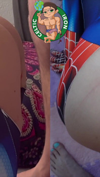 Komplette freundin erfahrung: Spiderman cosplay bester blowjob aubry babcock creampiev ol.47