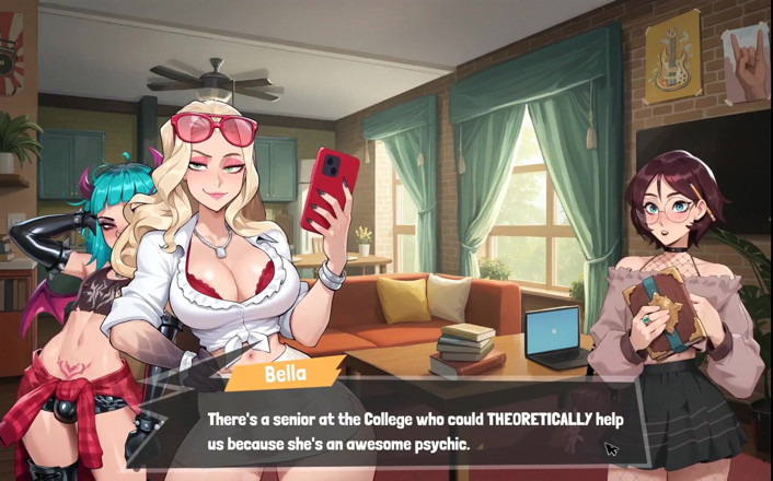 Cum in Futa: Femboy Futa house futanari hentai spel ep 14 Missie verleiden een...