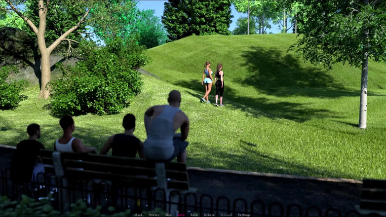 JAE Studio: 12. den - Sophia a Patricia šli do parku a škádli Muže.