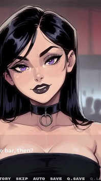 Teman Wanita Baru Saya [ Permainan Hentai Pantang Larang ] Ep.40 Gadis Gothic Menghisap Ayam Di Tandas Kelab!