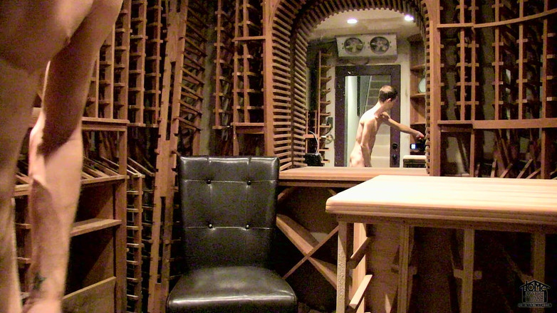 Homemade Twinks: Stroking in the Cellar