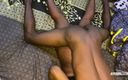 Naija teen studio: Geile frau fickte gateman, nachdem sie sich unter der dusche...