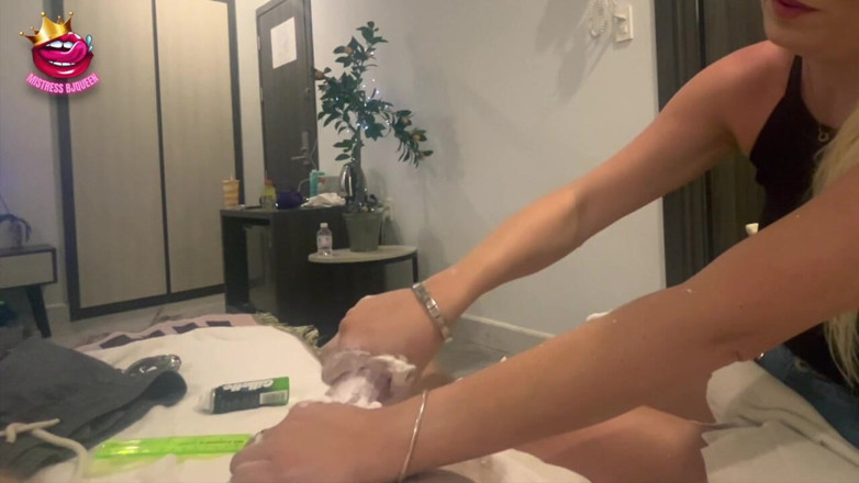 Mistress_BJQueen: Golenie pianka kutas udręka i odmowa