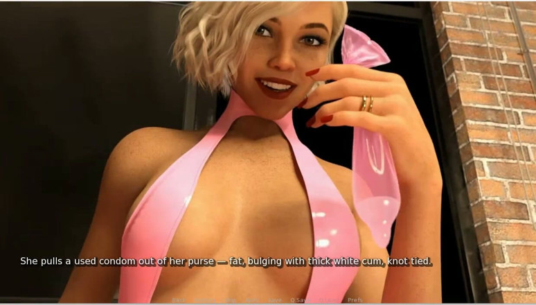 XXX Games Bunk: My Hotwife - Gameplay - Roleplay - Żona dzieli się używaną prezerwatywą spust z...