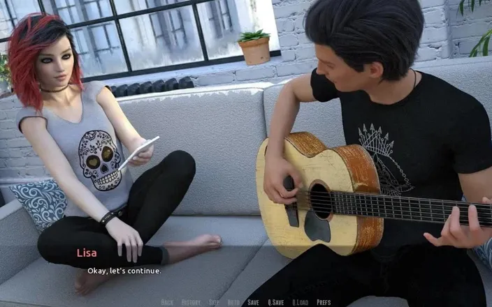 Dirty GamesXxX: Become a rock star: music, guitar and sexy chicks ep 14