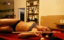 Nadia Foxx: Sensual Teasing &amp;amp; Cumming on a Pool Table in Front of...