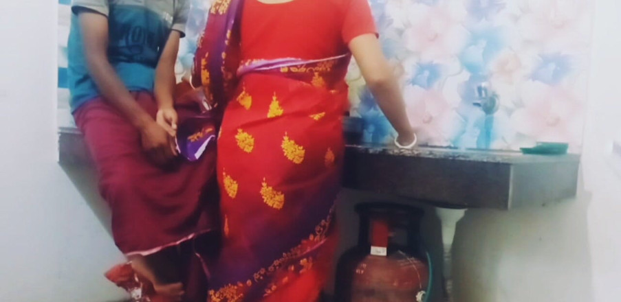 Teensex: Busty Bhabi Gets Pounded in the Kitchen by Her Devar.