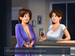 Cartoon Play: Summertime saga part 90 - touch stepmother in kitchen