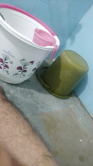 Jack31531: Ranní masturbace v koupelně býkem