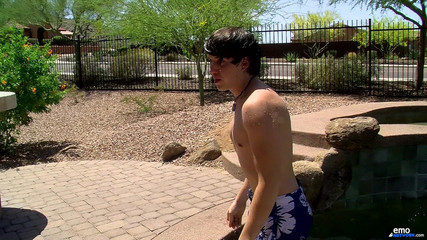 Homo Emo: Hung Teen Cum Eating Solo!