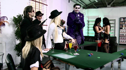 Superhero: Awesome group sex party with Joker and his allies
