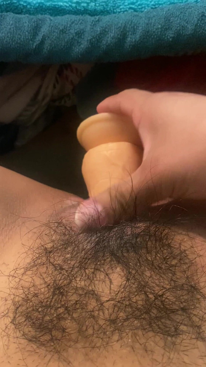 Dirtylatina: Teen Brown Sugar Dildo Masturbation
