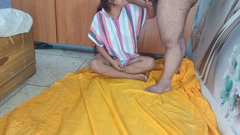 AnnielLo: Girlfriend’s Skilled Mouth Worships His Cock at the Hotel