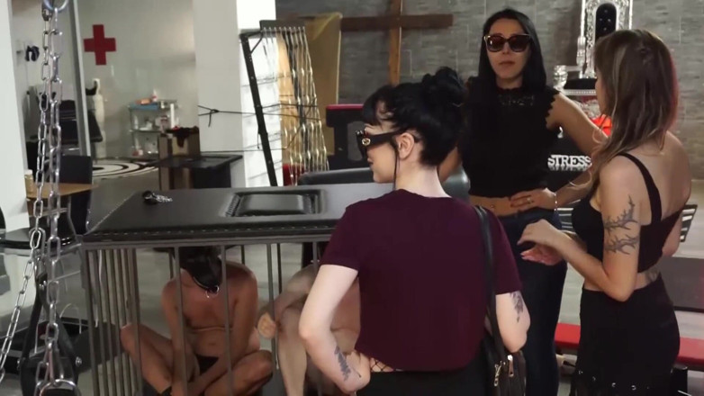 Lady Mesmeratrix Official: Three femdom girls want to punish their slaves