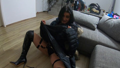MilfyCalla: Cum on My Down Jackets While Wearing Long Boots 212