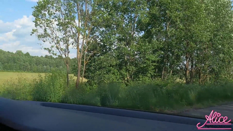 Alice KellyXXX: Brunette beloning taxichauffeur pijpbeurt en harde ruige seks - binnen klaarkomen
