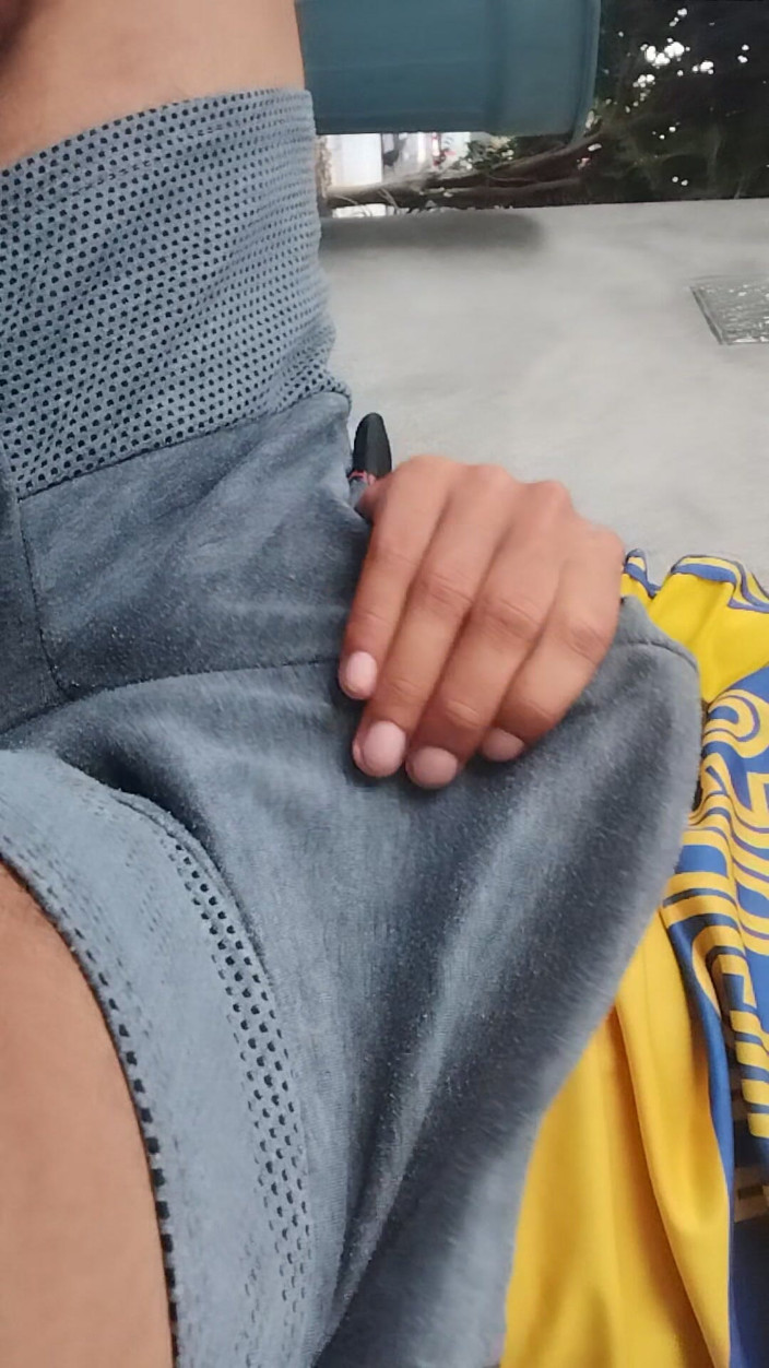 AlexAlejandro13: Man Gets Hot and Masturbates Under His Clothes