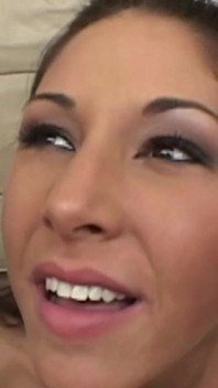This Skinny Ass Slut Stripped and Had Two Cocks at Once in Her Nasty Mouth