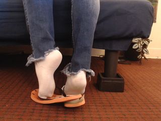 TLC 1992: Melancia , chinelos, meias brancas no tornozelo