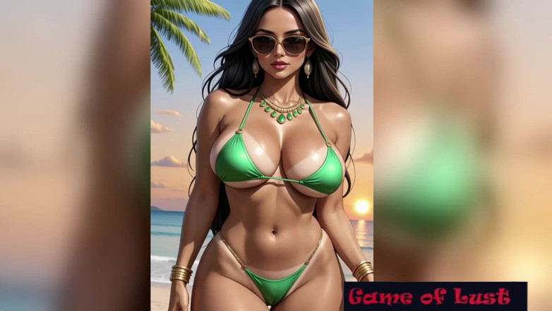 Game of Lust 3D: Gol, femmes desi sexy, animation de plage de bikini