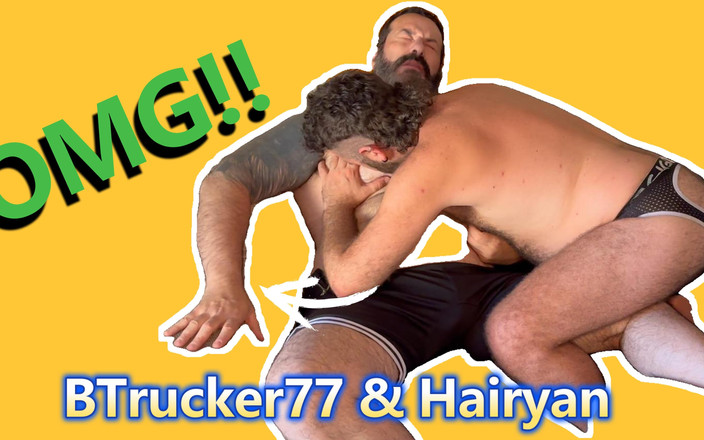 BTrucker77: Btrucker77 &amp; hairyan prima scopata con un bb