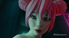 Bonny’s Club Bathroom Hunt - Deepthroat, Cowgirl & Hard Doggystyle Fuck in Neon Dreams thumbnail