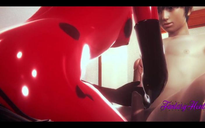 Yaoitube: Miracolosa ladybug Hentai 3D - ladybug sega, pompino e scopata - manga giapponese...