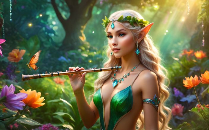AI Girls: Güzel elf kızları slayt gösterisi videosu 12