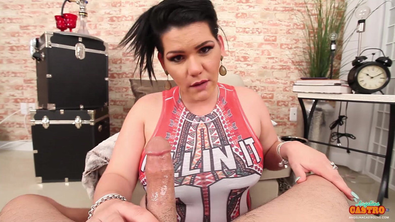 Angelina Castro: Busty Cuban Latina Blowjob Audition and Facial!