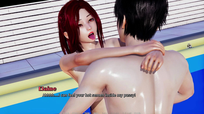 3D Cartoon Porn: Moje skutečná touha 15 - Tajné připojení Alexe a Elaine k bazénu...