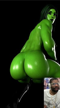 This Futa Cock Milky Breast Ass She-hulk Twerking Animation Is Better Than the Original