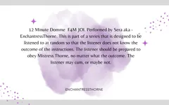 Femdom JOI Mean Denial 03