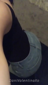Amateur Solo - Chubby Dani Valentina Cums on Snap Chats