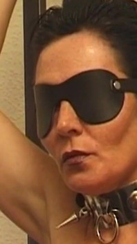 Mature Brunette Submissive Gets Clamped and Crop Spanked