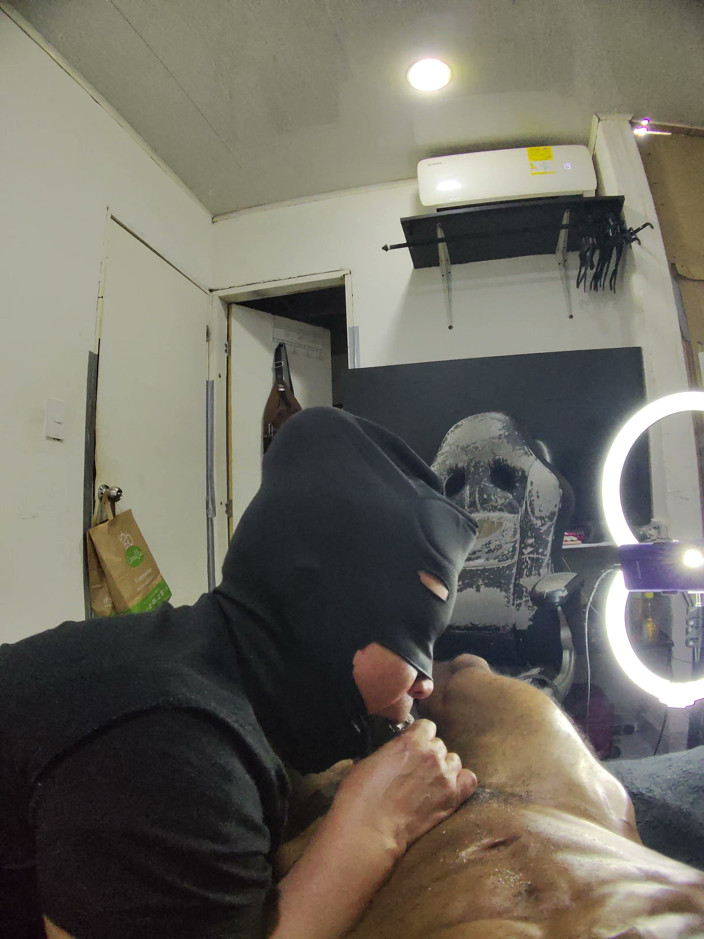 Cum-lobian dickdrainers: Gardło Champ Black Mask 3