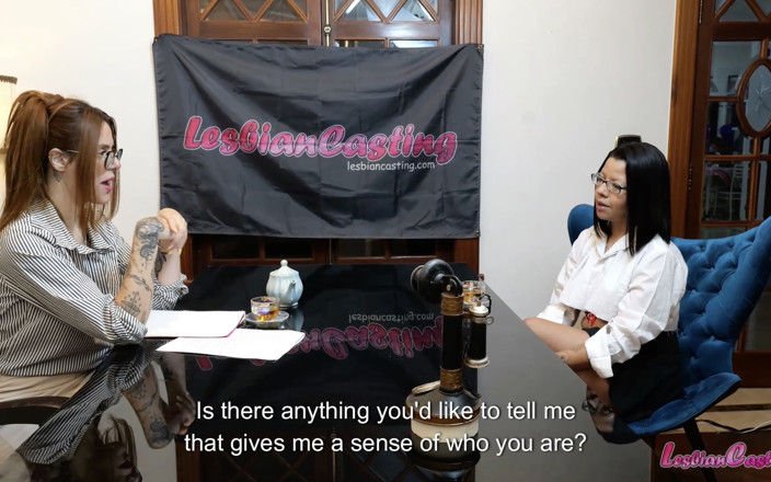 LesbianCasting: Will Lara Break for the Job?